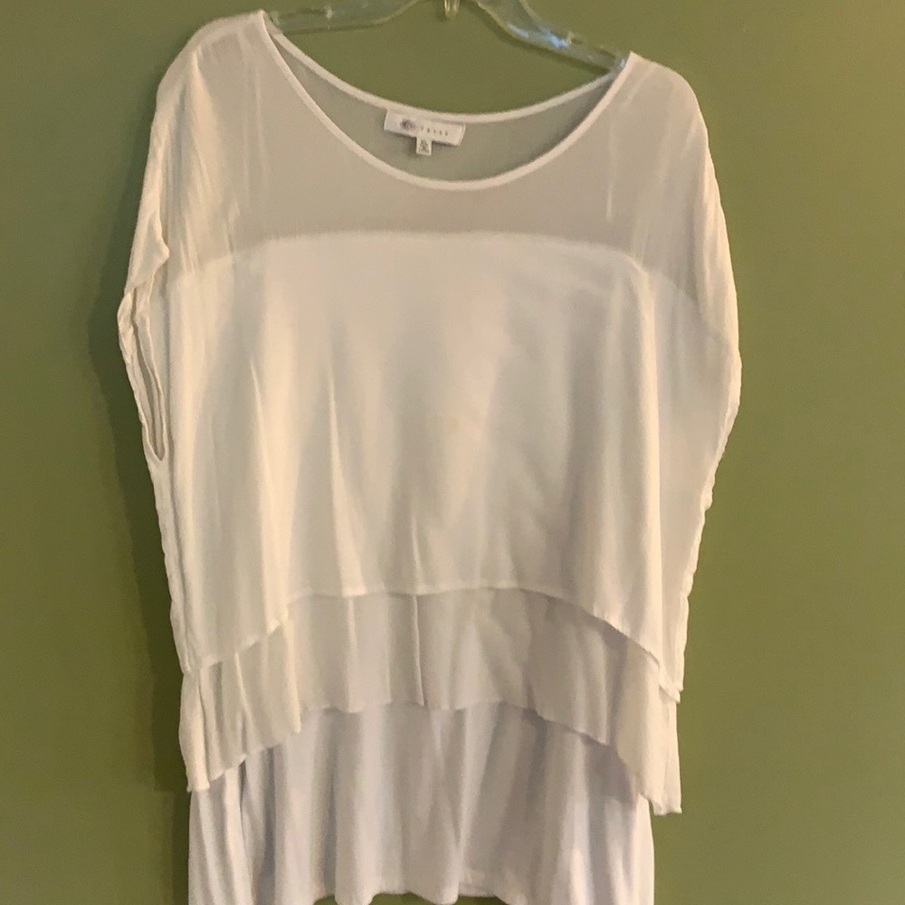 Tiered short sleeve top